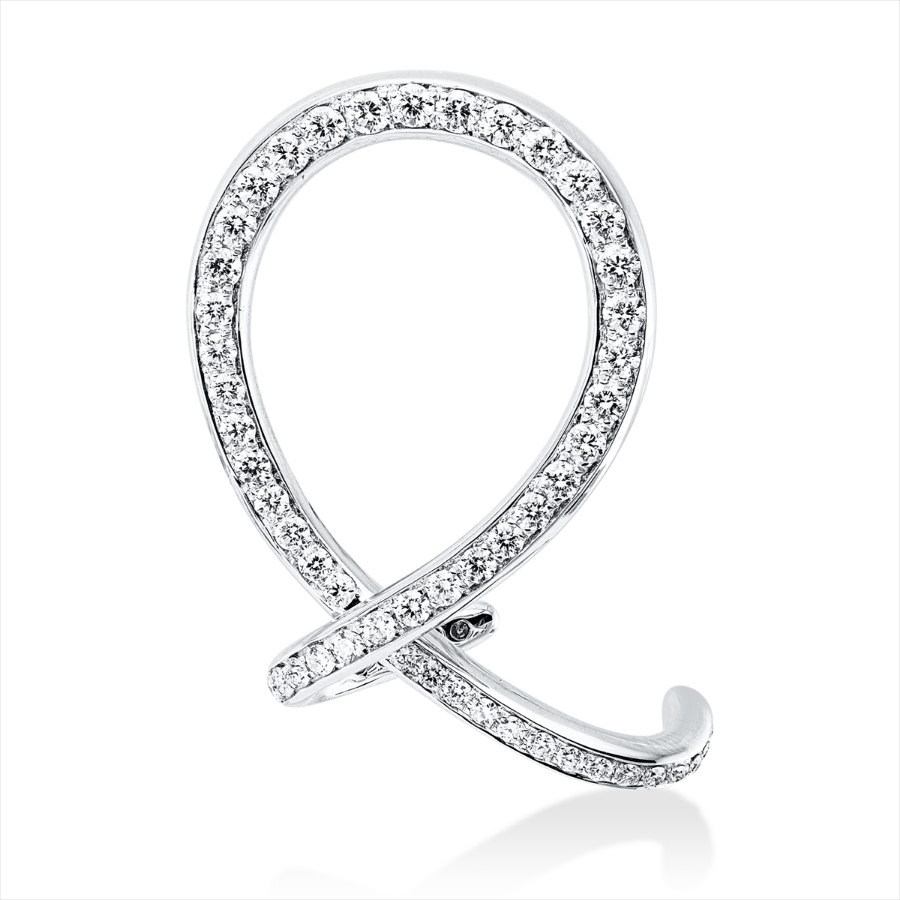 Ohrschmuck 18 kt WG, Einzelstück