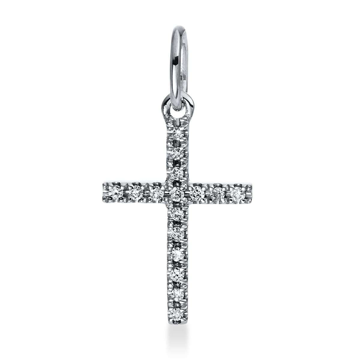 Anhänger 18 kt WG Kreuz, mit Öse