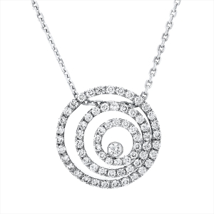 Anhänger 18 kt WG Kreis