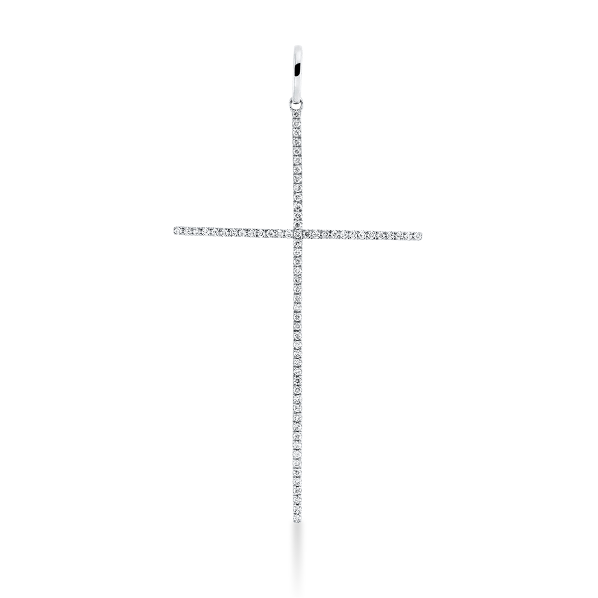 Anhänger 18 kt WG Kreuz, mit Öse