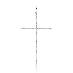 Anhänger 18 kt WG Kreuz, mit Öse