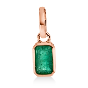 Anhänger Zarge 18 kt RG, mit Öse