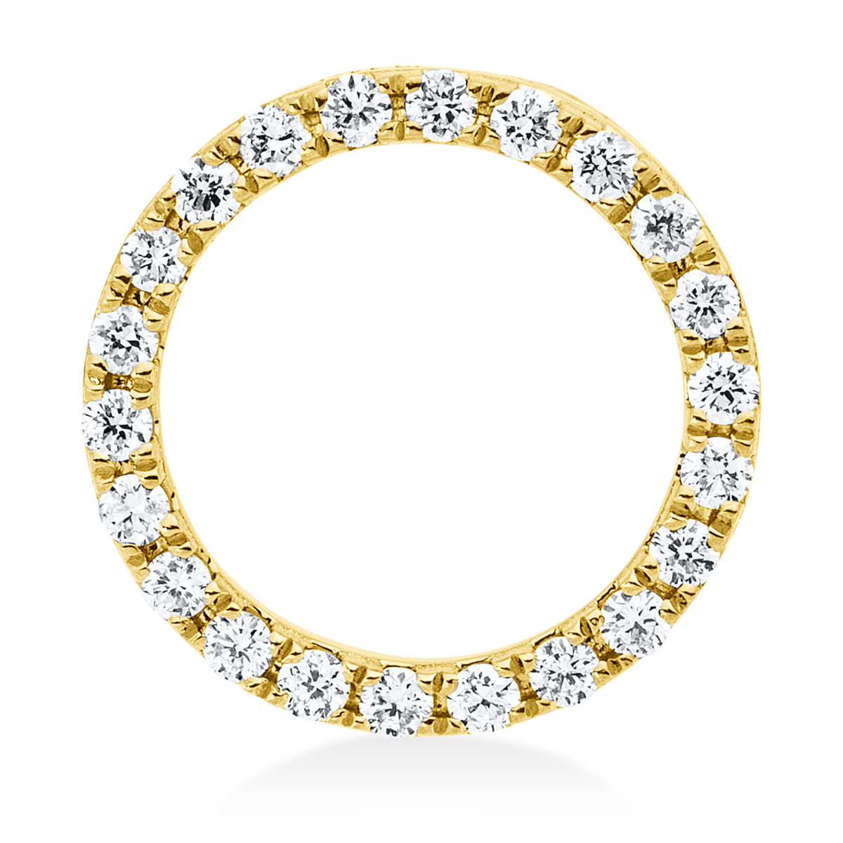 Anhänger 18 kt GG Kreis