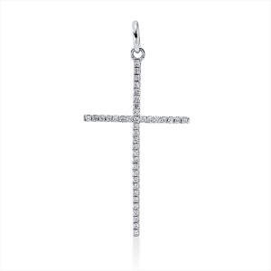 Anhänger 18 kt WG Kreuz