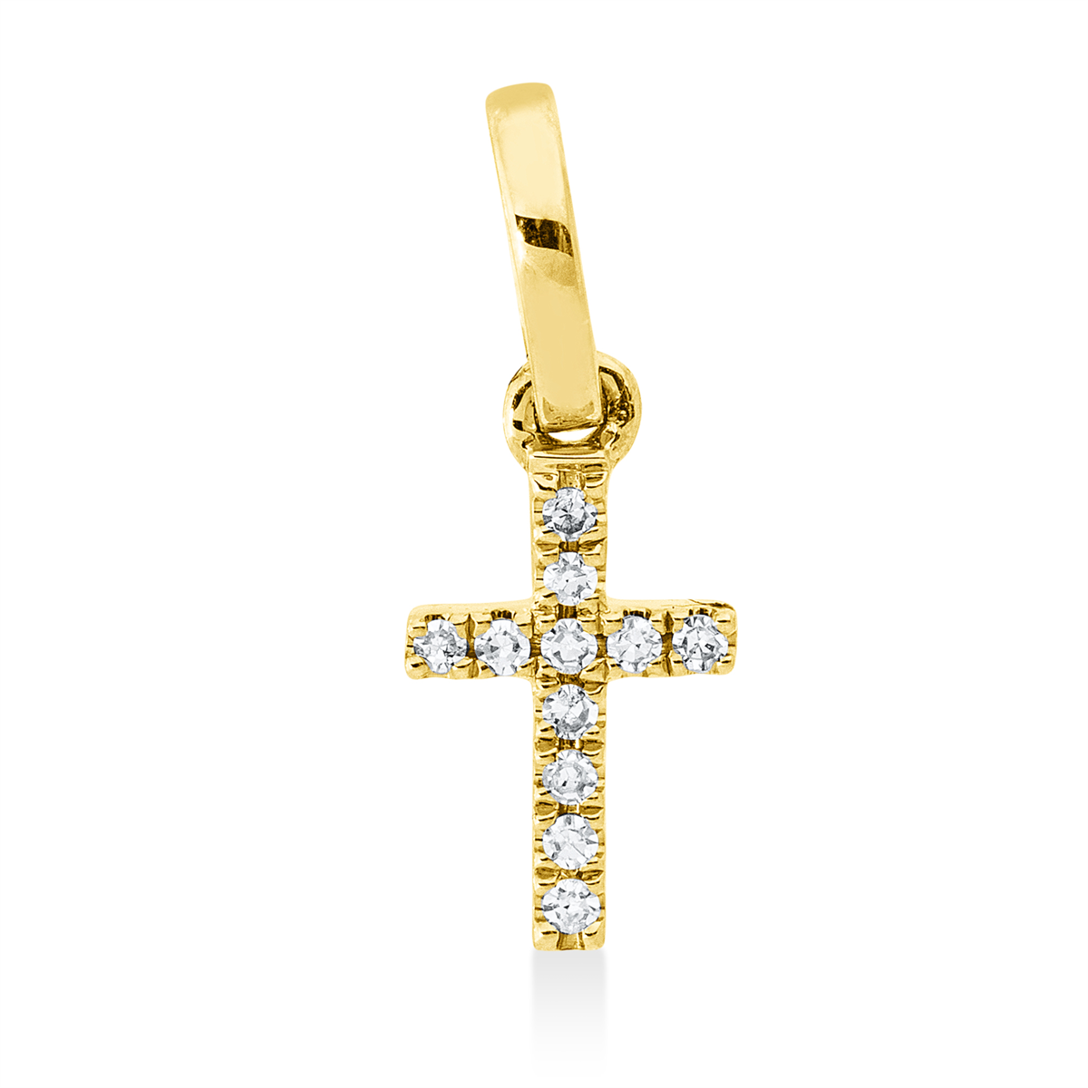 Anhänger 18 kt GG Kreuz, mit Öse