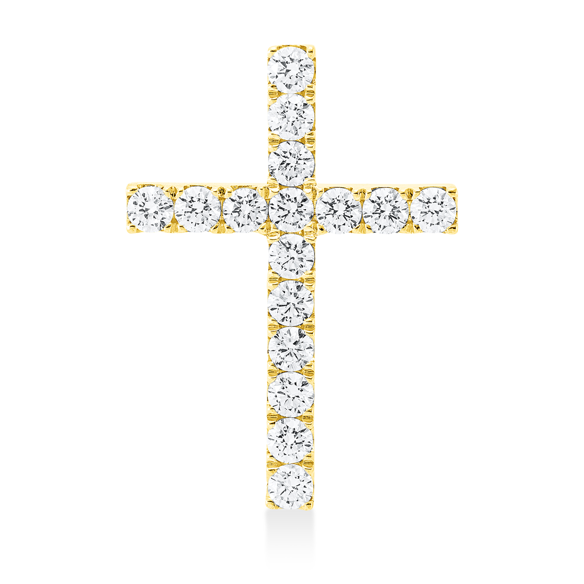 Anhänger 18 kt GG Kreuz