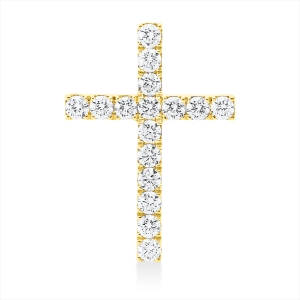 Anhänger 18 kt GG Kreuz