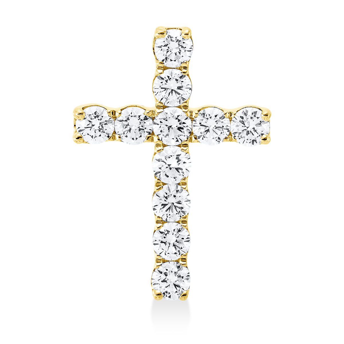 Anhänger 18 kt GG Kreuz
