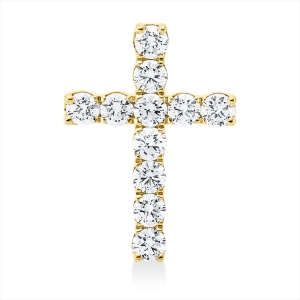 Anhänger 18 kt GG Kreuz