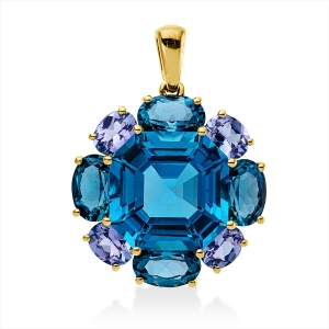 Anhänger 18 kt GG, mit Öse