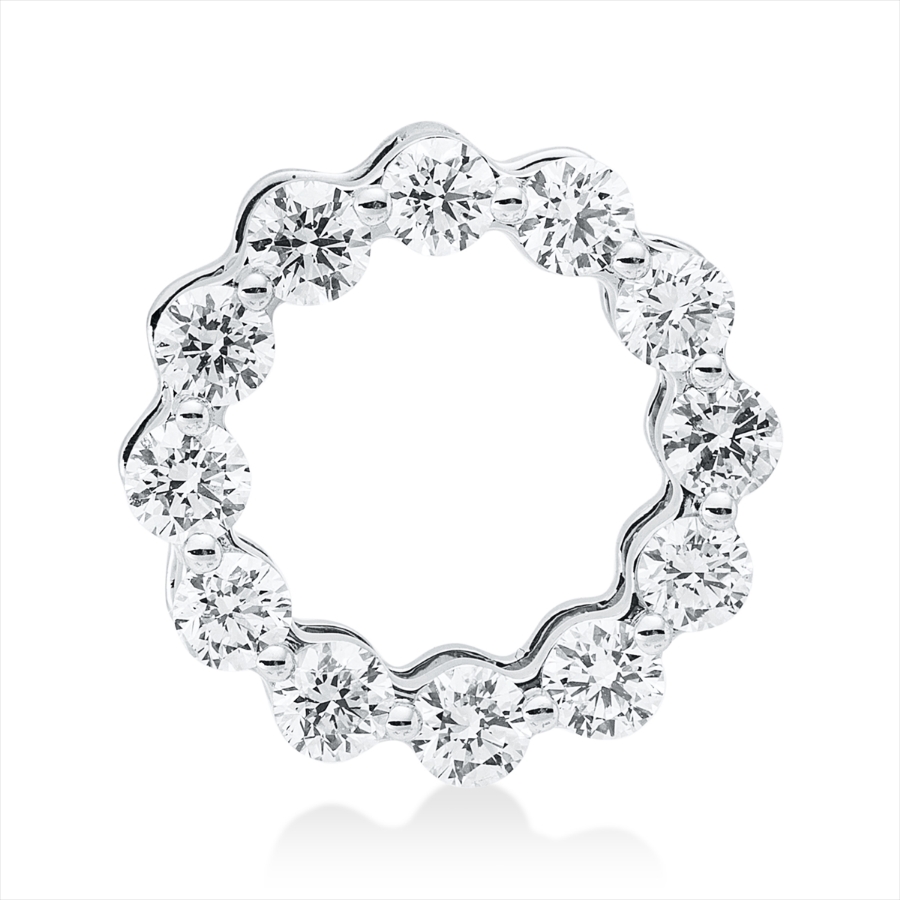 Anhänger 18 kt WG Kreis