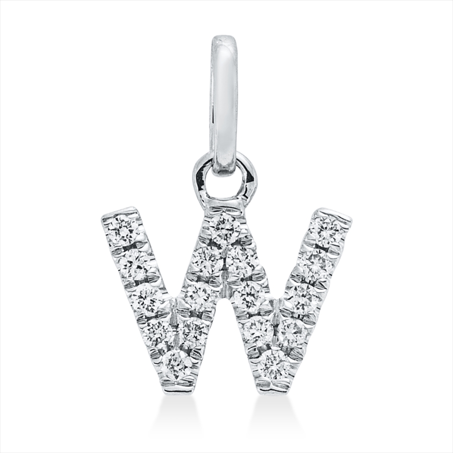 Anhänger 18 kt WG W, mit Öse