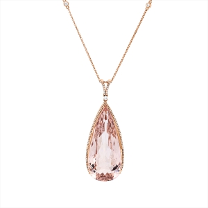 Collier 3er-Krappe 14 kt RG, mit Öse