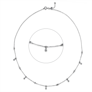 Collier 18 kt WG