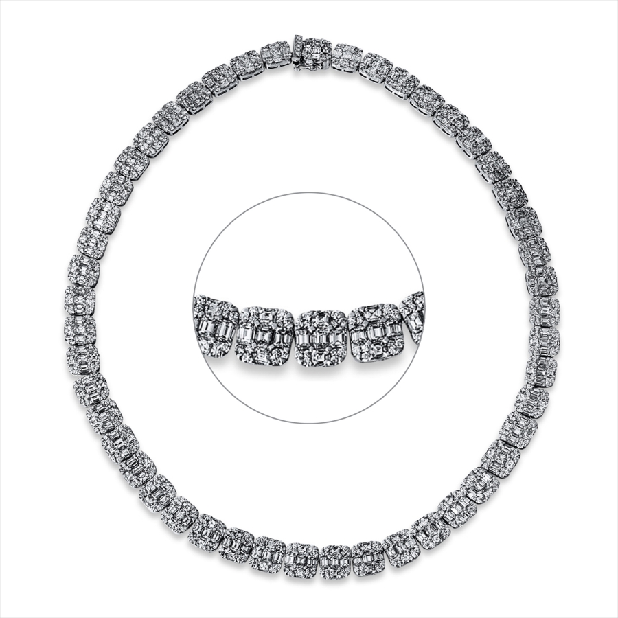 Collier 18 kt WG