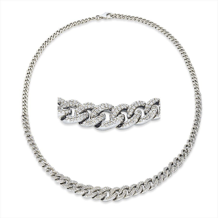 Collier 18 kt WG