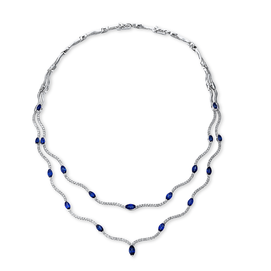 Collier 18 kt WG, extension