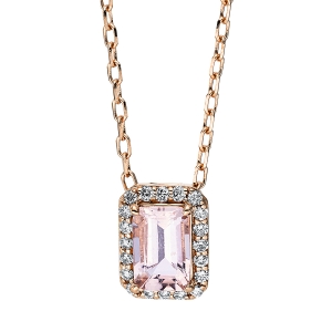 Collier 14 kt RG, mit ZÖ 40 cm + 43 cm