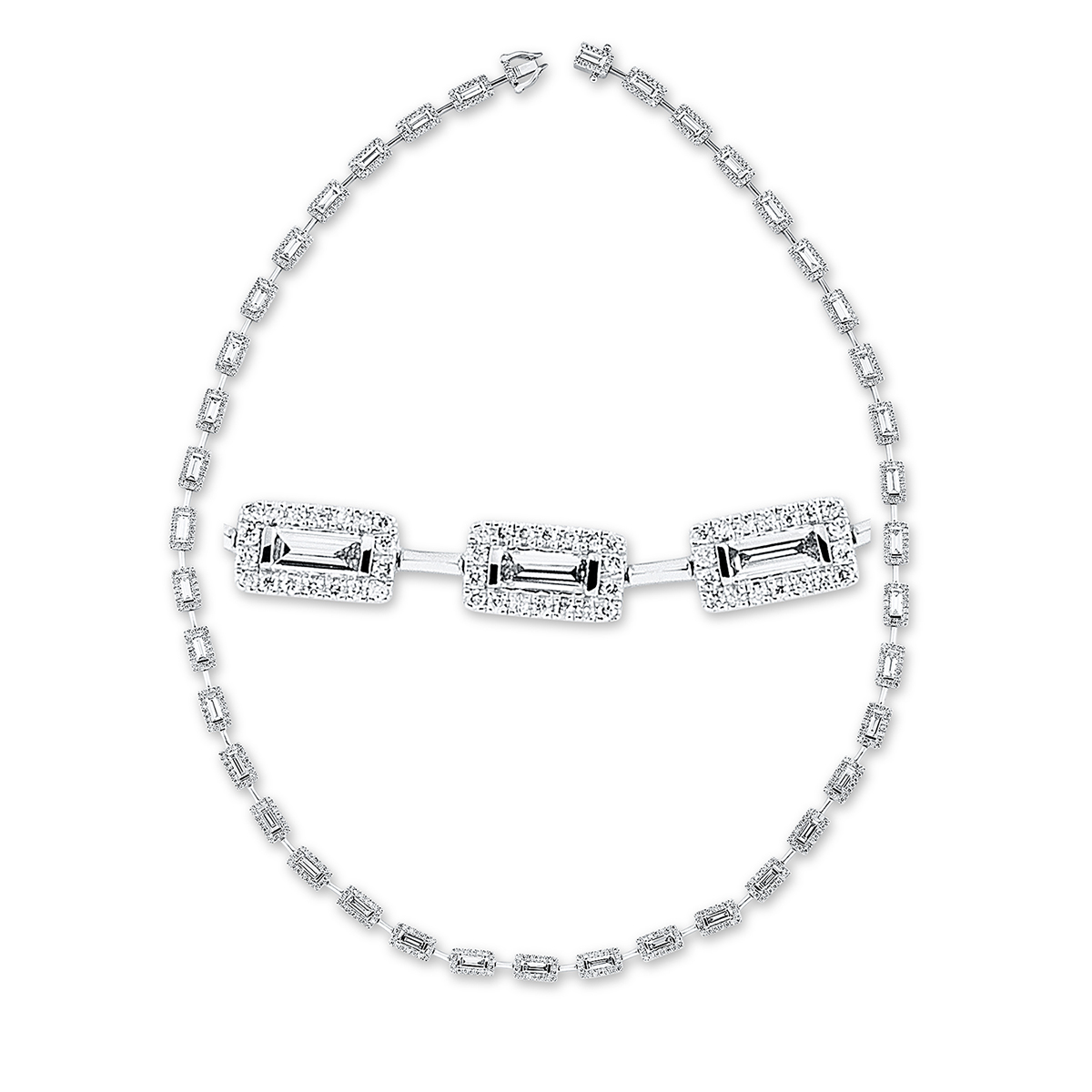 Collier 18 kt WG