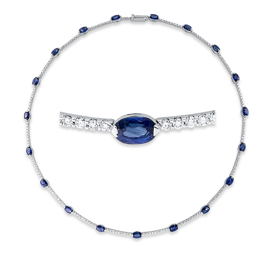 Collier 18 kt WG