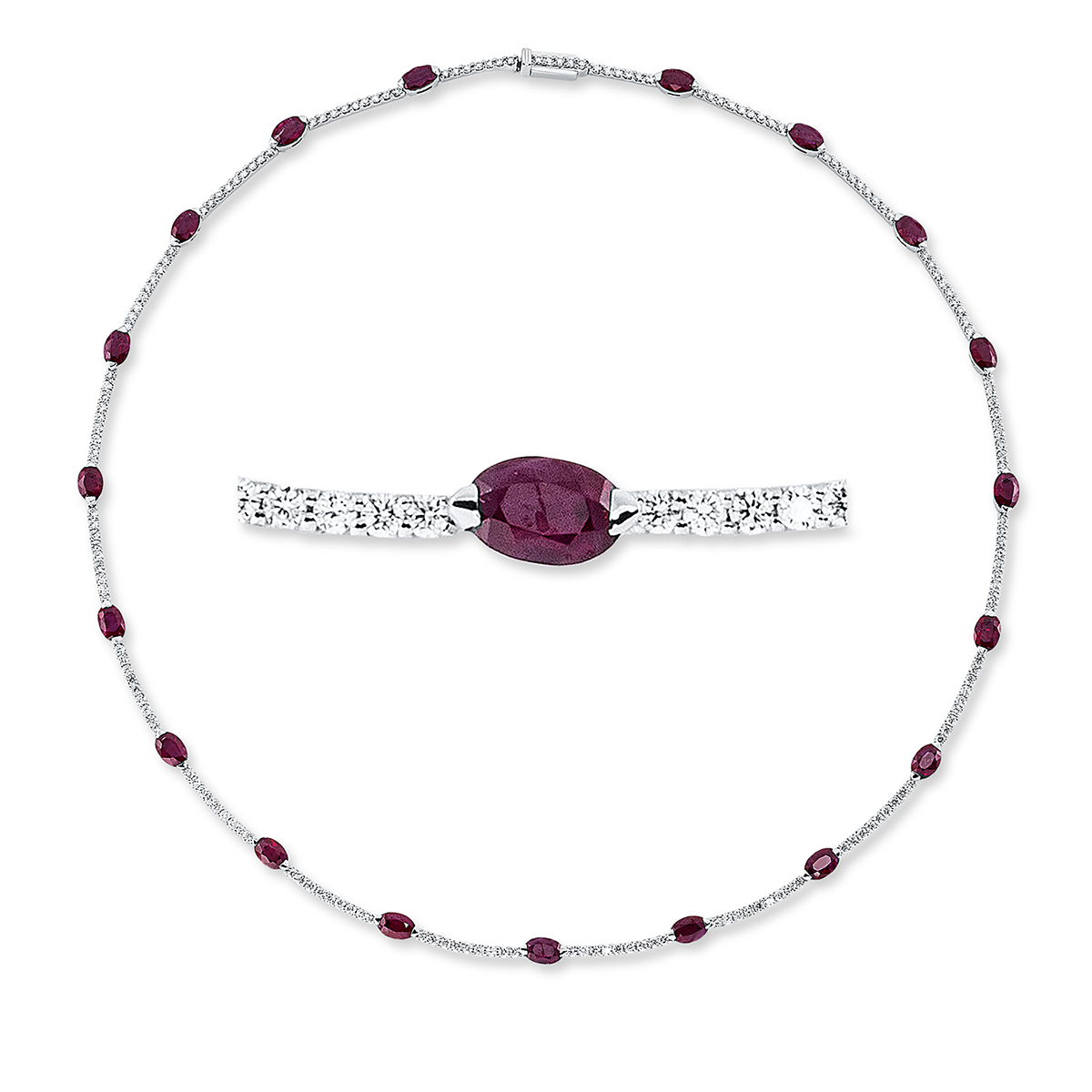 Collier 18 kt WG