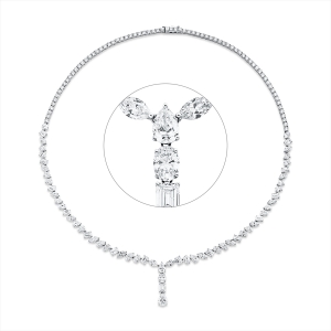 Collier 18 kt WG