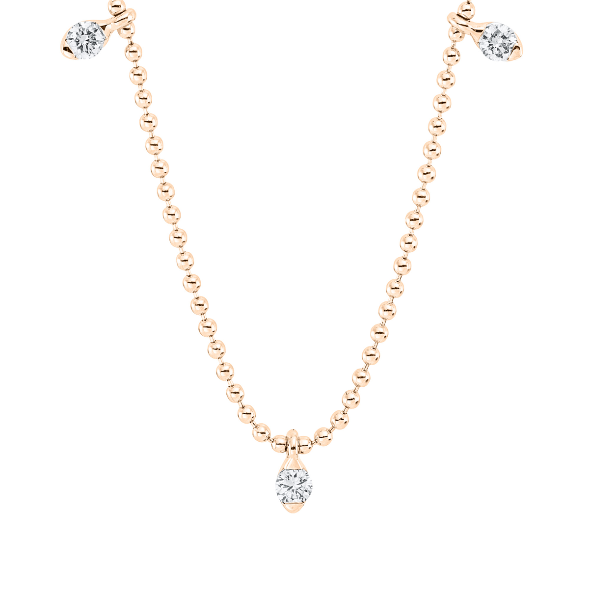 Collier 18 kt RG