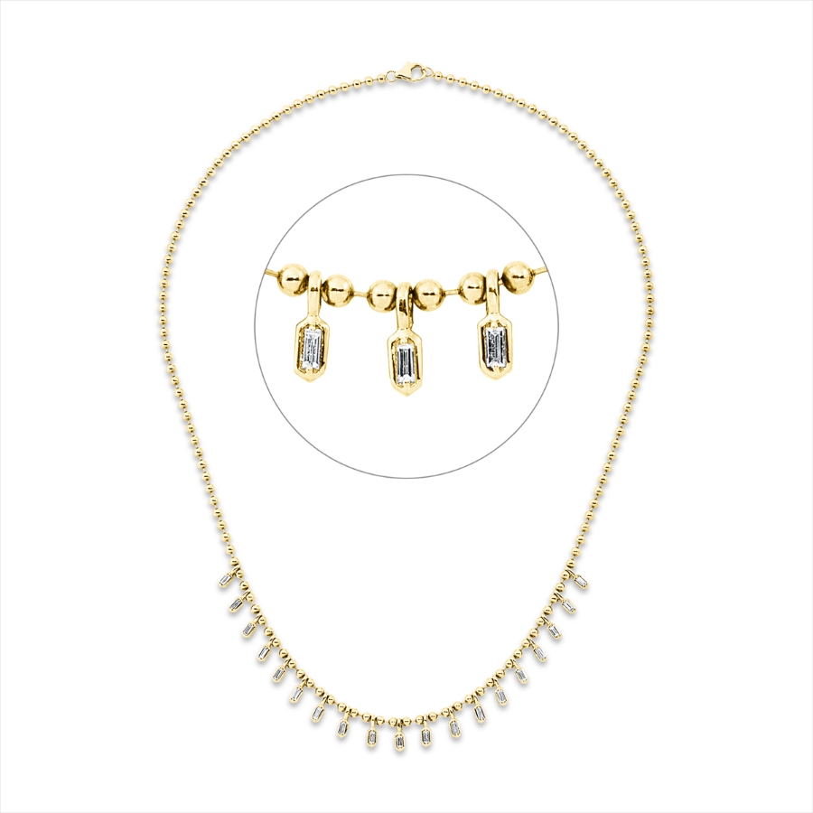 Collier 14 kt GG