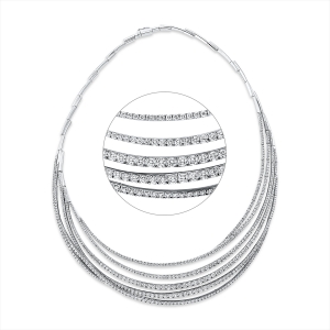 Collier 18 kt WG