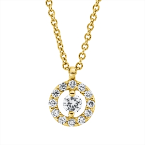 Collier 18 kt GG, mit ZÖ 41 cm + 39,5 cm
