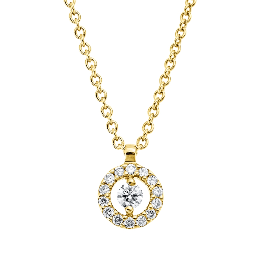 Collier 18 kt GG, mit ZÖ 41 cm + 39,5 cm