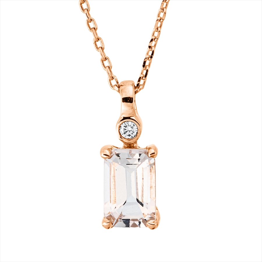 Collier 18 kt RG, mit ZÖ 42 cm