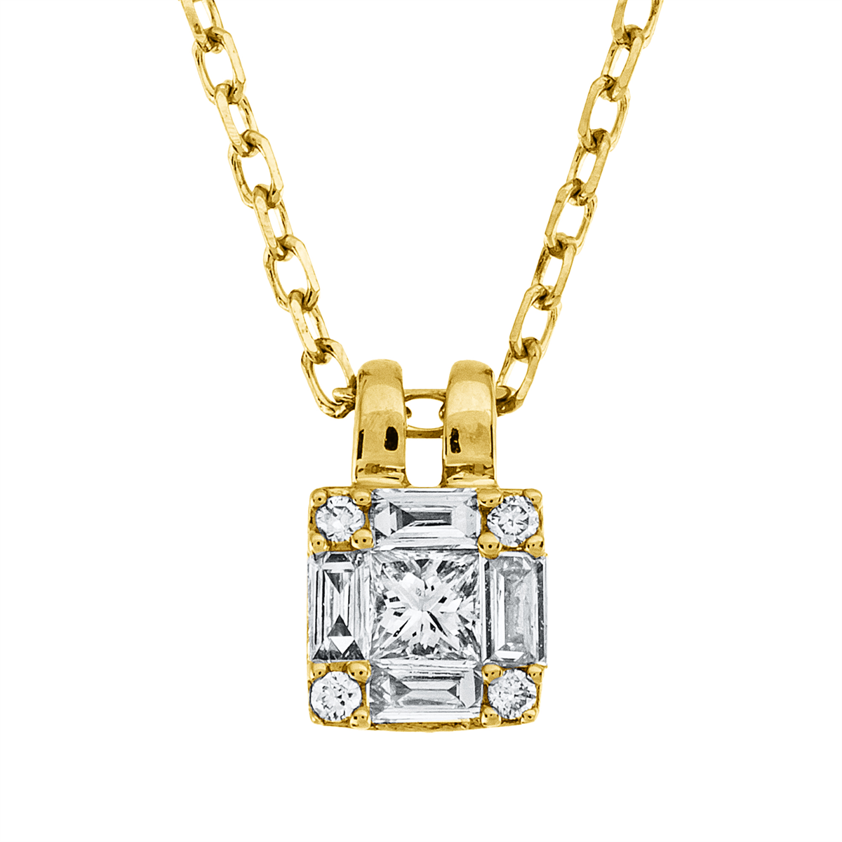 Collier 18 kt GG, mit ZÖ 40 cm