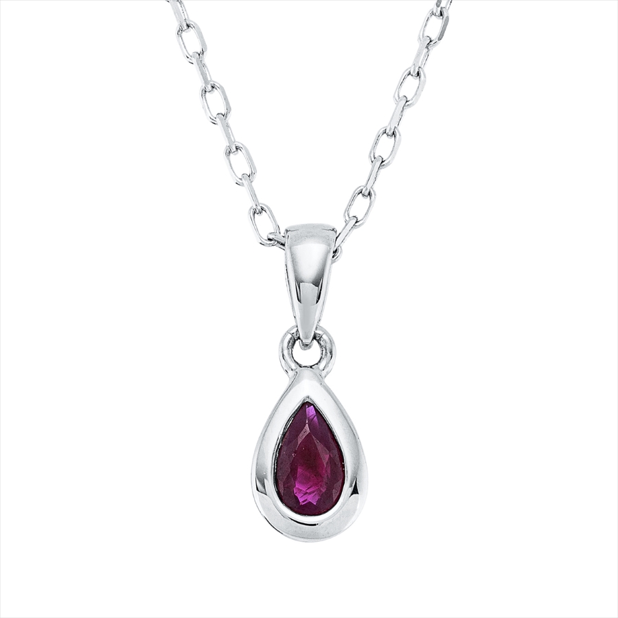 Collier Zarge 18 kt GG Tropfen, mit ZÖ 42 cm