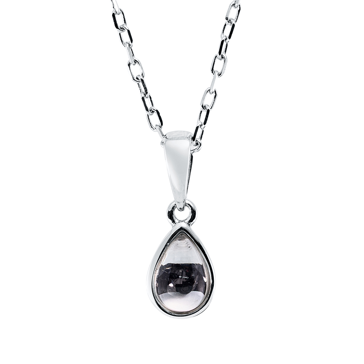 Collier Zarge 18 kt WG Tropfen