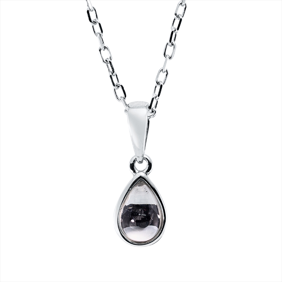 Collier Zarge 18 kt WG Tropfen