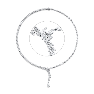 Collier 18 kt WG, GIA3505767509
