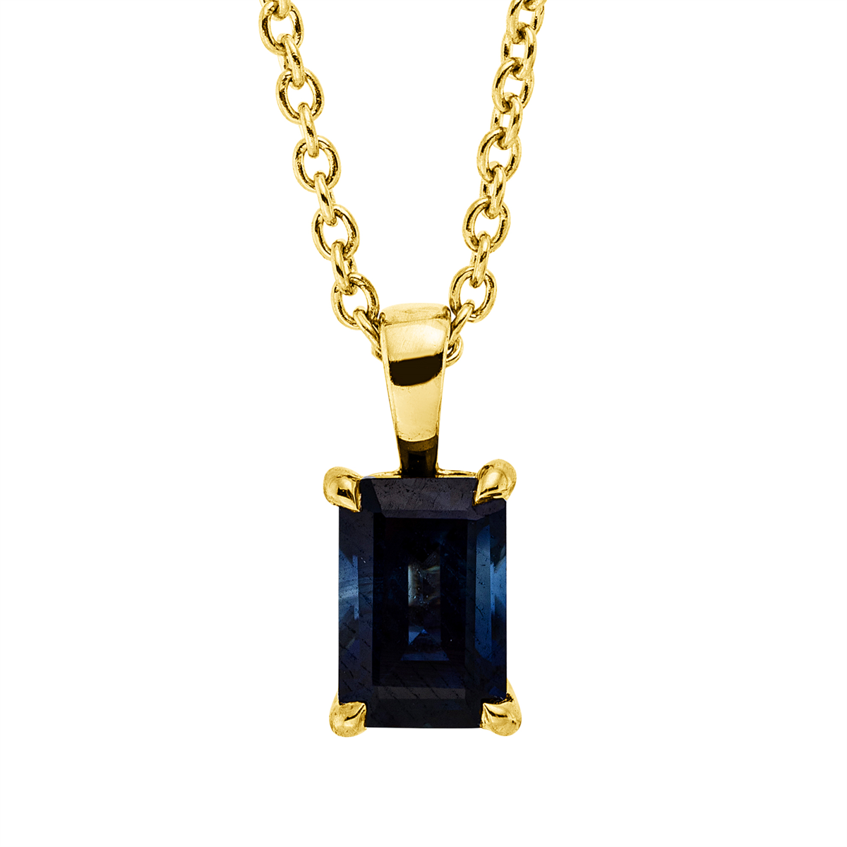 Collier 4er-Krappe 18 kt GG, mit ZÖ 42 cm