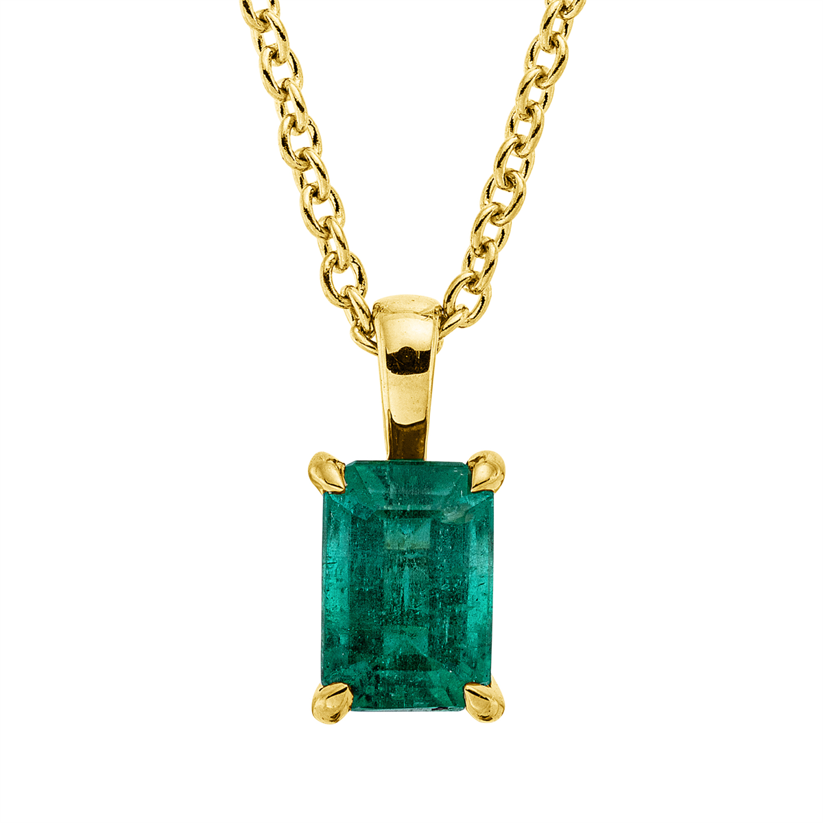 Collier 4er-Krappe 18 kt GG, mit ZÖ 42 cm