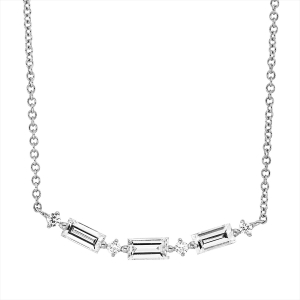 Collier 18 kt GG, mit ZÖ 40 cm + 43 cm