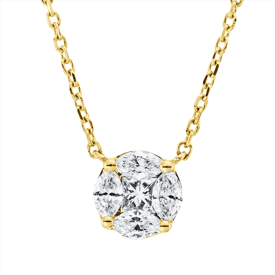 Collier 18 kt GG, mit ZÖ 40 cm