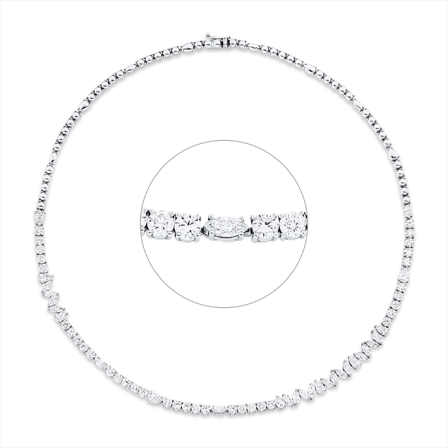 Collier 18 kt WG
