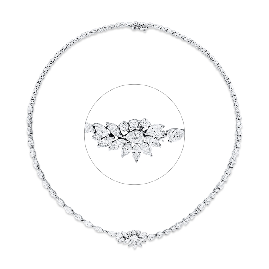 Collier 18 kt WG
