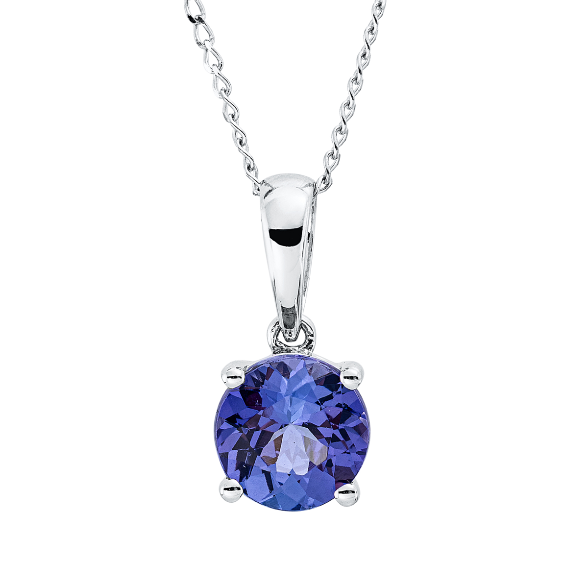 Collier 14 kt WG, mit ZÖ 40 cm + 43 cm
