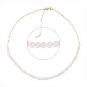 Collier  18kt Gelbgold mit ZÖ 37 cm mit 0,00ct Diamanten