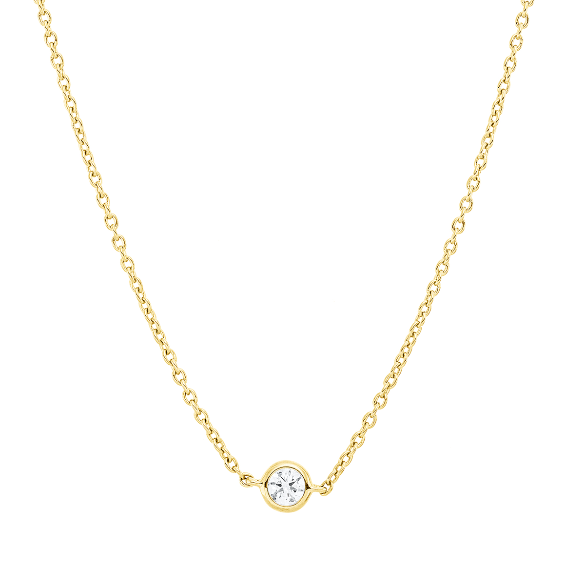 Collier Zarge 18 kt GG, mit ZÖ 42 cm, 43,5cm