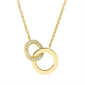 Collier 18 kt GG Kreis