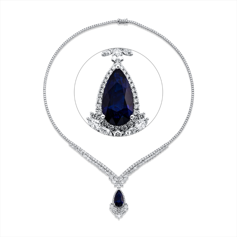 Collier 18 kt WG