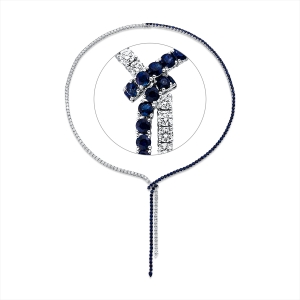 Collier 18 kt WG