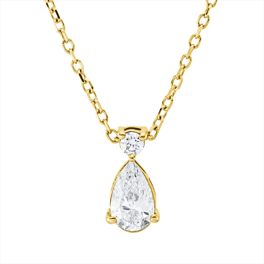 Collier 18 kt GG, mit ZÖ 40 cm + 42 cm